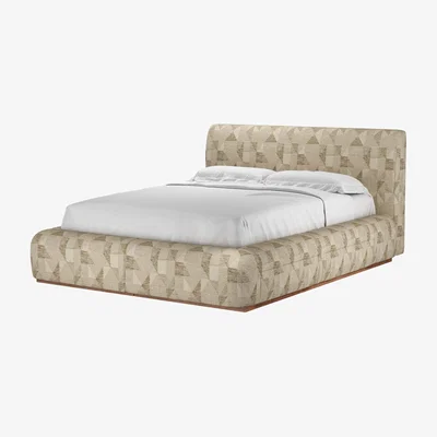 Sofa.com Sunday Double Divan Bed in Desert Pyramid Textured Weave - sofa.com