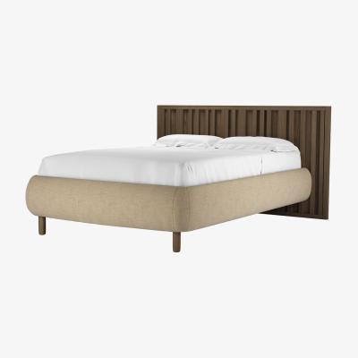 Sofa.com Florence Double Bed in Nordic Pine Hygge Chunky Weave