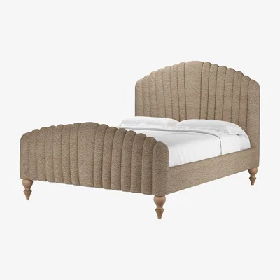 Sofa.com Bella King Bed in Champagne Luxe Boucle - sofa.com