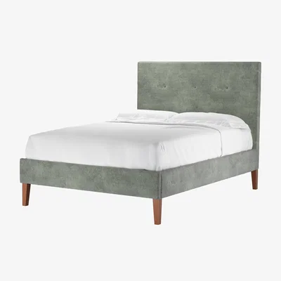 Sofa.com Avery 130cm Double Bed in Moonstone Speckled Chenille
