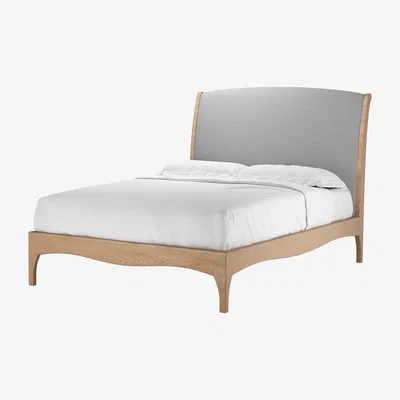 Sofa.com Emilia Double Bed in Pumice House Plain Weave - sofa.com