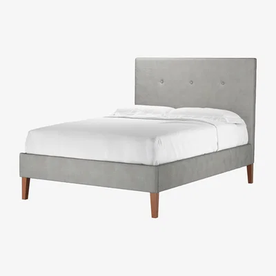 Sofa.com Avery 130cm Double Bed in Mushroom Heathland Weave - sofa.com