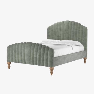 Sofa.com Bella Double Bed in Moonstone Speckled Chenille
