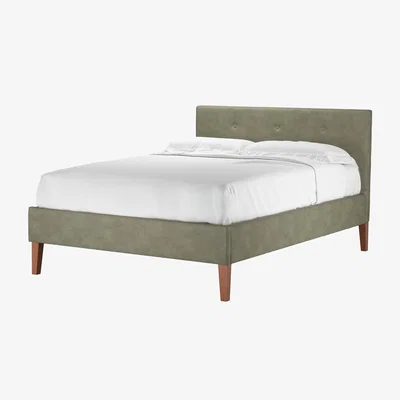 Sofa.com Avery 100cm Double Bed in Matcha Powdered Leather