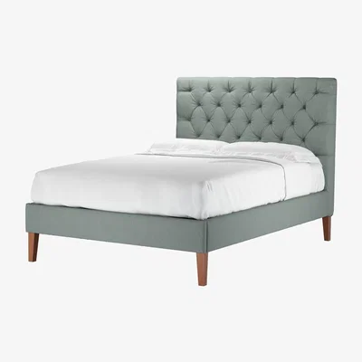 Sofa.com Rosalie 130cm Double Bed in Hidden Cove Brushed Linen Cotton - sofa.com