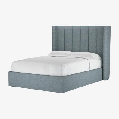 Sofa.com Cleo Double Bed in Hydrangea Highland Tweed - sofa.com