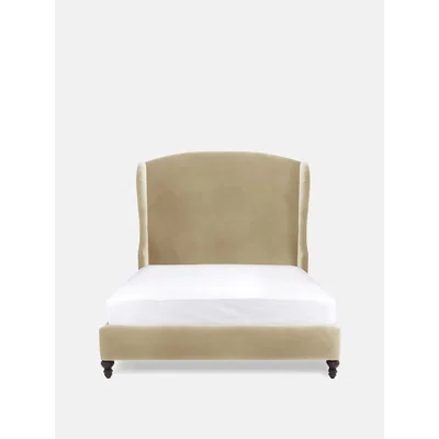 Soho Home Rivas Bed, Double, Velvet Cream