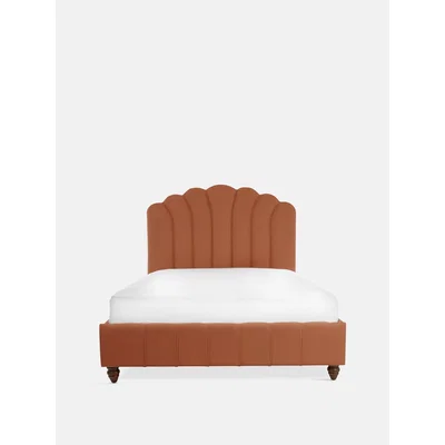 Soho Home Manette Bed, Double, Linen Dahlia