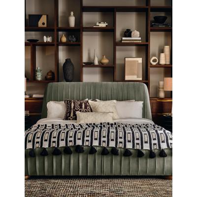 Soho Home Vivienne Bed, Double, Velvet Fern UK