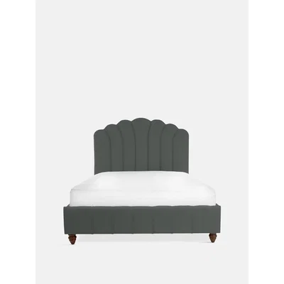 Soho Home Manette Bed, Double, Linen Loden