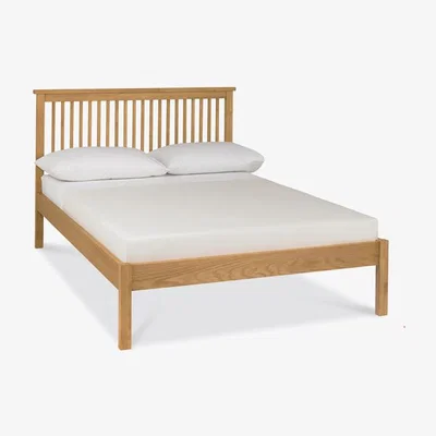 Teddy Beau Bentley Atlanta Low Foot Bedstead Oak Bed / Double