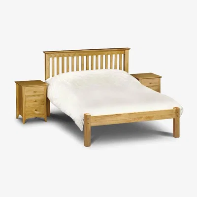 Teddy Beau Julian Bowen Barcelona Bed / Antique Pine / Double, Low Foot End