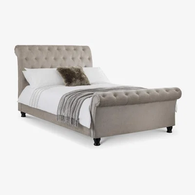 Teddy Beau Julian Bowen Bed Ravello Fabric / Mink Chenille / Double