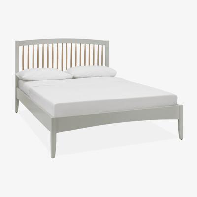 Teddy Beau Bentley Whitby Slatted Bedstead Scandi Oak And Grey Bed / Double