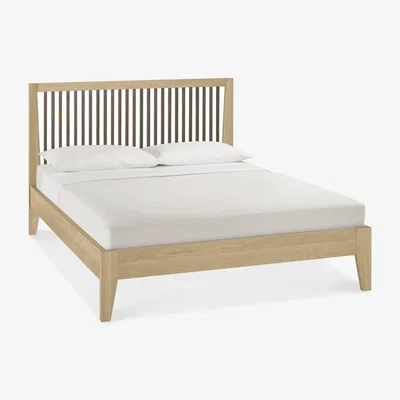 Teddy Beau Bentley Rimini Slatted Aged Oak And Weathered Oak Bed / Doube