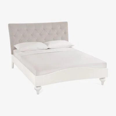 Teddy Beau Bentley Montreux Diamond Stitch Pattern Soft Grey Bedstead / Double