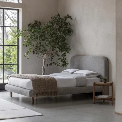 Woods Furniture Radford Bed - Stone Grey - Radford Double Bed in Stone Grey