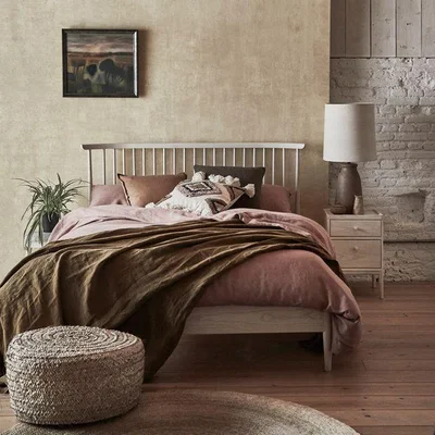 Woods Furniture Ercol Salina Double Spindle Headboard Bed