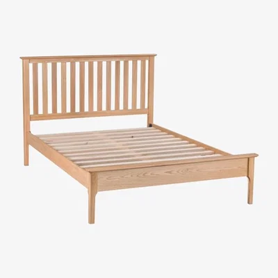 Woods Furniture Trento Oak Bed Frame Double 46