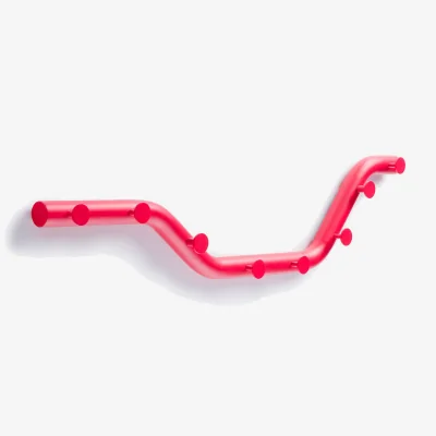 La Redoute Tubi 8-Hook Coloured Steel Coat Rack