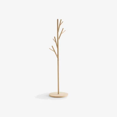 La Redoute Selfrid Oak and Veneered Coat Rack
