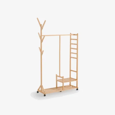 La Redoute Boni Bamboo Coat Rack Unit