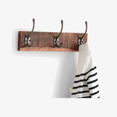 La Redoute Wall-Mounted Coat Rack with 3 Hooks