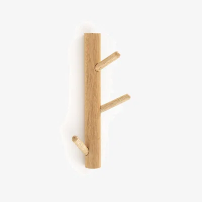 La Redoute Suspenso Wooden Wall Coat Rack with 3 Hooks