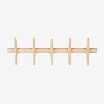 Made in Design PI Wall coat rack natural wood / L 70 cm - Ethnicraft