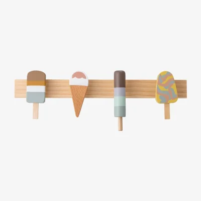 Made in Design Zyon Coat stand wood multicoloured / L 38 cm - Bloomingville