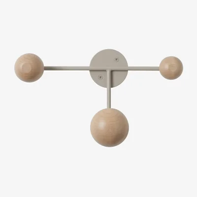 Nordic Nest Maze Bill Triple coat rack Greige
