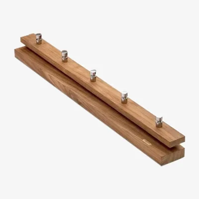 Nordic Nest Skagerak Cutter coat rack Teak 5 knobs