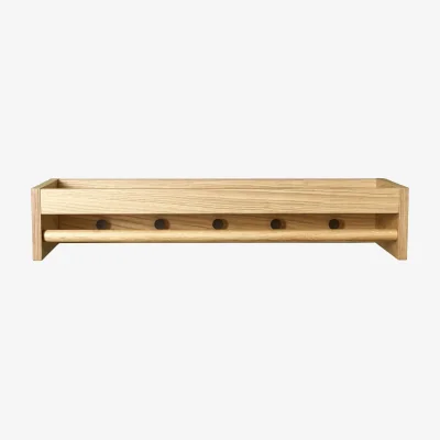 Nordic Nest Maze Gentle coat rack Oak 78x15x32 cm