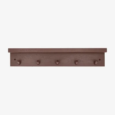 Nordic Nest Scandi Living Alley coat rack with shelf Burgundy