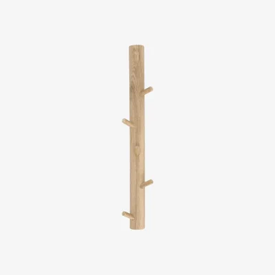 Nordic Nest 1898 Allsarp vertical coat rack 6 hooks Oak