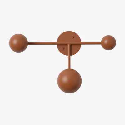 Nordic Nest Maze Bill Triple coat rack Cinnamon