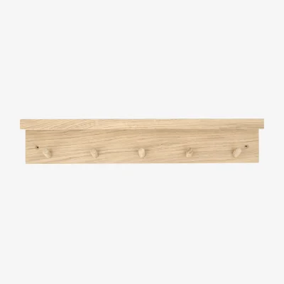 Nordic Nest Scandi Living Alley coat rack with shelf Oak