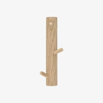 Nordic Nest 1898 Allsarp vertical coat rack 3 hooks Oak