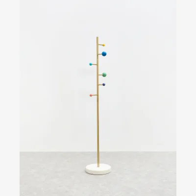 Oliver Bonas Resin & Marble Gold Coat Stand