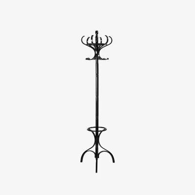 The Range Kennedy Black Finish Floor Standing Coat Stand - Black