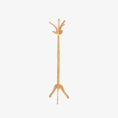 The Range Kennedy Natural Finish Light Wooden Coat Stand - Natural