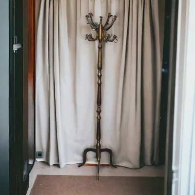 The Range Metallic Coat Stand - Silver