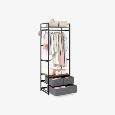 The Range Clothing Garment Rack - Brown