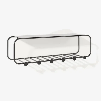 Westwing Metal Wall-Mounted Coat Rack Nash
