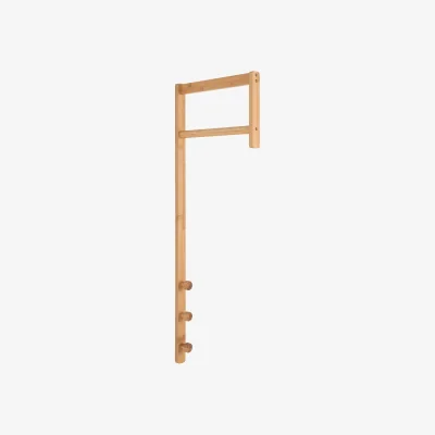 Westwing Wall-Mounted Bamboo Wood Coat Rack Trento