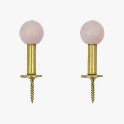 Westwing Handmade Metal Wall Hooks Ball, Set of 2