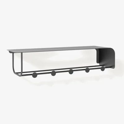 Westwing Metal Wall-Mounted Coat Rack Nash