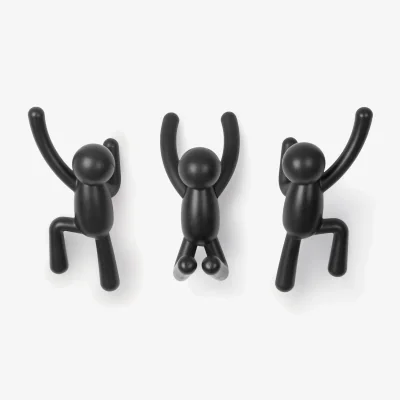 Westwing Design Wall Hooks Buddy, Set of 3
