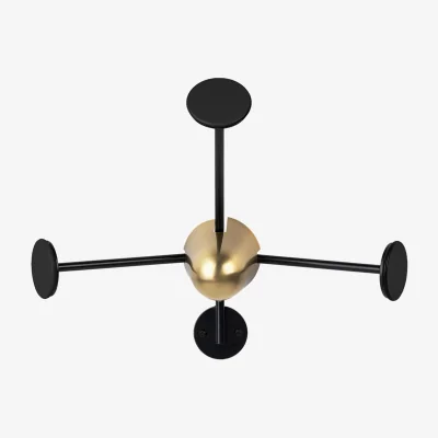 Westwing Metal Wall-Mounted Coat Rack Matégot