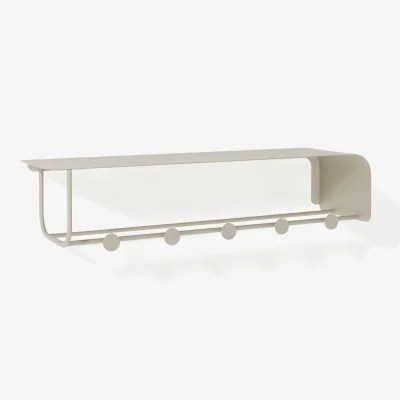 Westwing Metal Wall-Mounted Coat Rack Nash